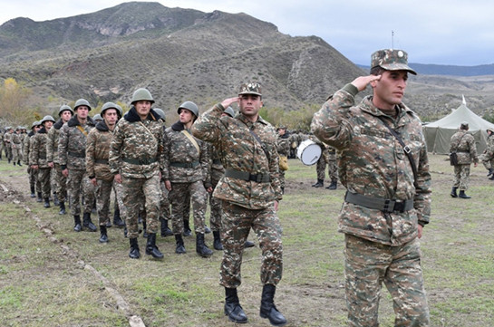В Армении начались лагерные сборы артиллеристов воинских частей 1-го армейского корпуса