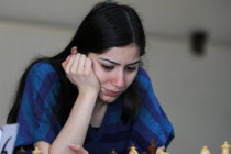 Lilit Mkrtchyan at Marx Memorial 