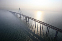 China opens world's longest sea bridge