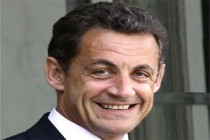 French President Nicola Sarkozy arrives in Afghanistan