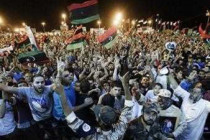 Libyan rebels celebrate their victory in Tripoli