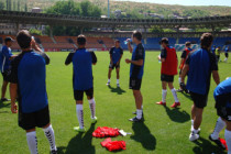 Football: Switzerland-Armenia due Bergholz Stadium, Wil, June 5