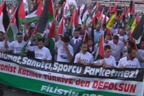 Anti-Israel protest in Istanbul 