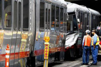 Two subway trains collided in Shanghai