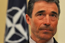 NATO Secretary General fells off his bicycle and breaks his arm