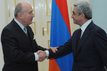 Serzh Sargsyan meets with outgoing MG French co-chair