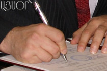 B. Sahakyan signs a decree