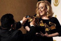 Adele took a prize in Grammy Awards