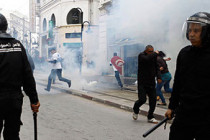 Police dispersed rally in Tunisia 