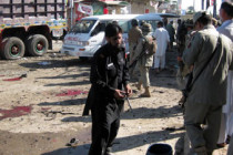 One policeman killed, 16 injured in a blast in Pakistan