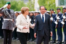 Hollande jetted off to Berlin for talks on Europe's debt crisis