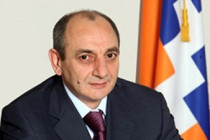 B.Sahakyan received certificate of the Artsakh Republic President