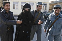 Two Afghan men disguised themselves as women