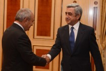 Armenian president thanks Aghvan Hovsepian for long service 