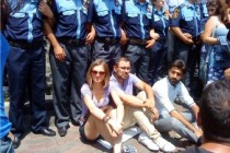 Two protesters detained outside Yerevan municipality 