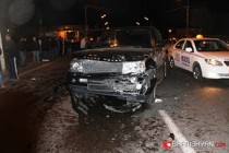 5 receive injuries in 4-car accident in Yerevan 