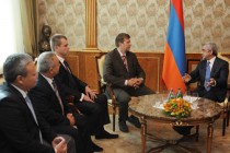 Sargsyan receives participants of CIS Council of Justice Ministers sitting