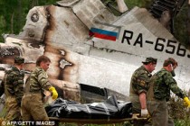 Crew escape Russian fighter jet crash