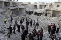 Airstrikes kill dozens in northern Syrian city of Aleppo