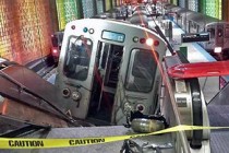 32 hurt as train mounts escalator at Chicago's O'Hare airport