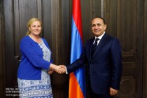 Hovik Abrahamyan and Swedish trade minister discuss cooperation prospects 