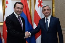 Armenian president meets prime minister of Georgia 