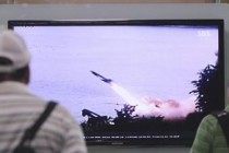 North Korea fires missiles into the sea