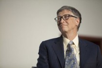 Bill Gates soaked in ice bucket challenge