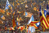 Mass rallies held in Barcelona in support of referendum on independence