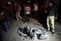 Bomb hits passenger bus in northwest Pakistan killing 7