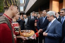 Serzh Sargsyan attends opening of ArmProdExpo 