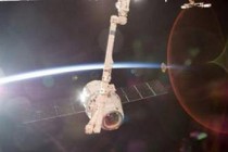 Soyuz landing module with space station crew on board lands in Kazakhstan