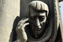 Aravot: Yeghishe Charents Monument desecrated in Yerevan 