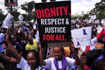 Kenyans rally for woman stripped naked in Nairobi