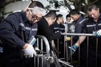 Hong Kong authorities clearing part of Admiralty protest site