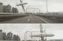 Taiwan TransAsia plane crash-lands in Taipei river