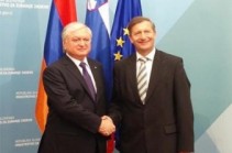 Armenia and Slovenia FMs discuss bilateral relations