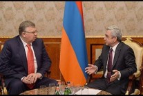 Armenian president receives heads of EEU Customs Services