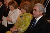 President Serzh Sargsyan watches performance Bridge Of Love devoted to Sayat-Nova’s 300th birthday