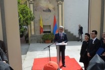 President attends unveiling and consecration ceremony of cross-stone dedicated to Armenian Genocide