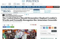 The United States Should Remember Raphael Lemkin's Words and Formally Recognize the Armenian Genocide