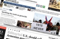 Armenian Assembly of America hails editorials calling for US, international recognition of Armenian Genocide