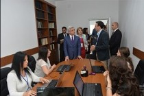 Armenian president visits newly opened Wikimedia office in Yerevan