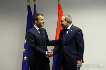 Armenia’s PM to meet French President Emmanuel Macron in Paris