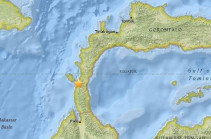 Fresh quake on the 'Ring of Fire': Indonesia is struck by a 7.5 magnitude earthquake sparking brief tsunami warning