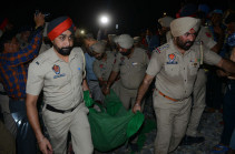 India train mows down crowd killing scores