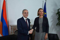 EU High Representative for Foreign and Security Policy, Armenia's acting FM meet in Brussels