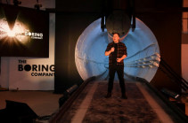 Elon Musk unveils his first Los Angeles-area tunnel