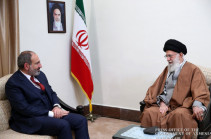 Karabakh conflict settlement possible in exclusively peaceful way: Pashinyan meets with Iranian Supreme Leader