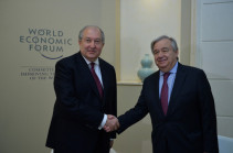 Armenia's President meets with UN Secretary General